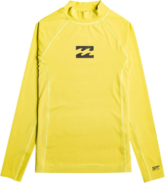 Billabong - UV-Rashguard voor jongens met lange mouwen - Waves All Day - UPF50+ - Groen