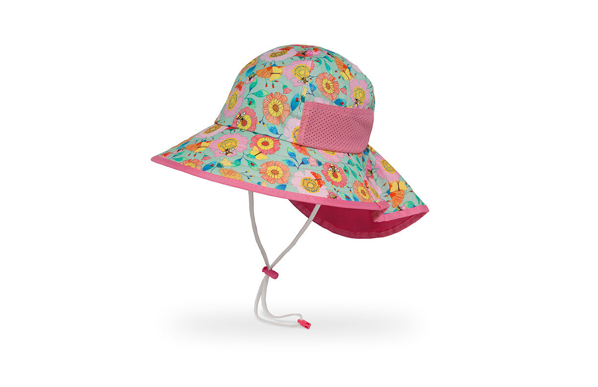 Sunday Afternoons - UV Play hoed met nekcape voor kinderen - Kids' Outdoor - Bloemen