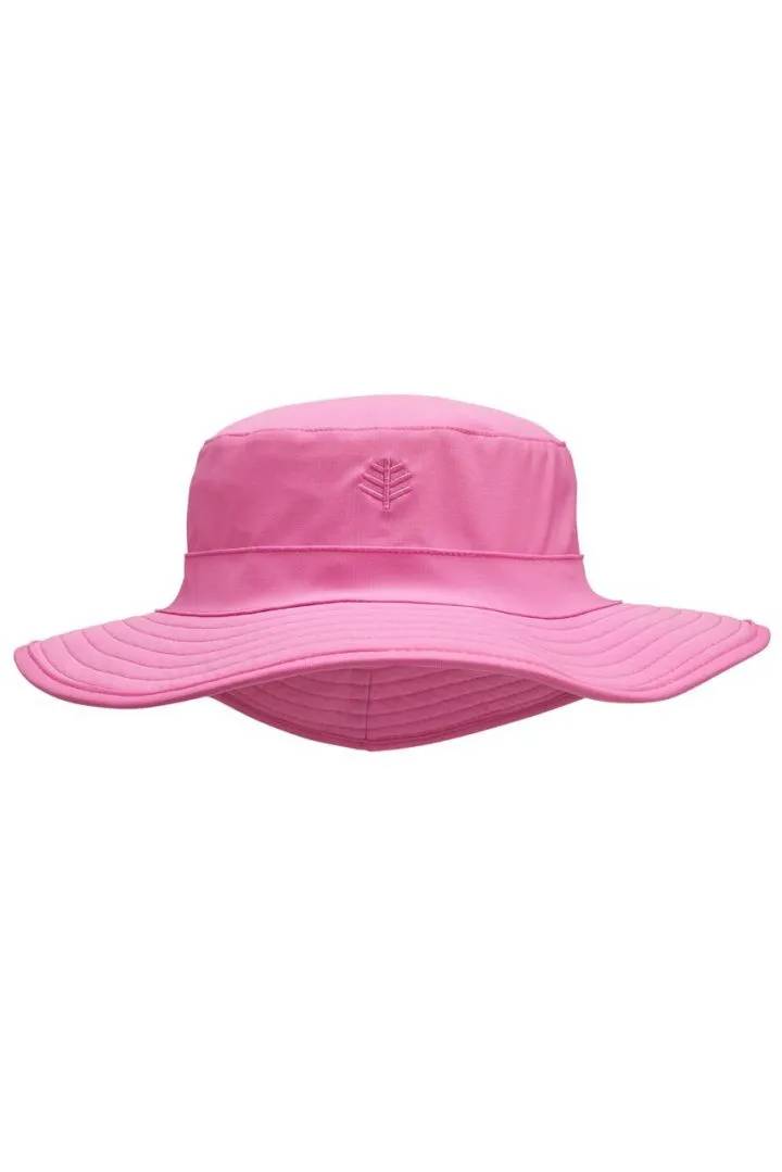 Coolibar - UV-buckethoed voor kinderen - Surfs Up - Roze