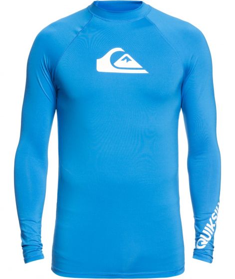 Quicksilver - UV-zwemshirt voor heren - Longsleeve - All Time - Helderblauw