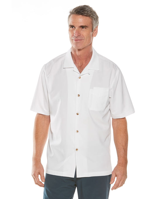 Coolibar - UV-werend Overhemd voor heren - Safari Camp - Wit