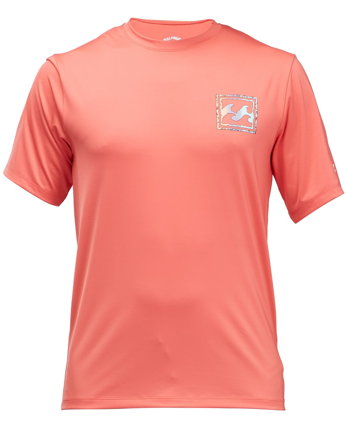 Billabong - UV-rashguard voor heren - Korte mouw - Crayon Wave - Koraal