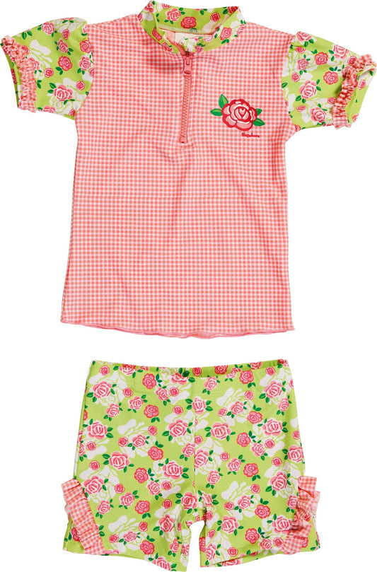 Playshoes - UV-zwemsetje meisjes - Rozen