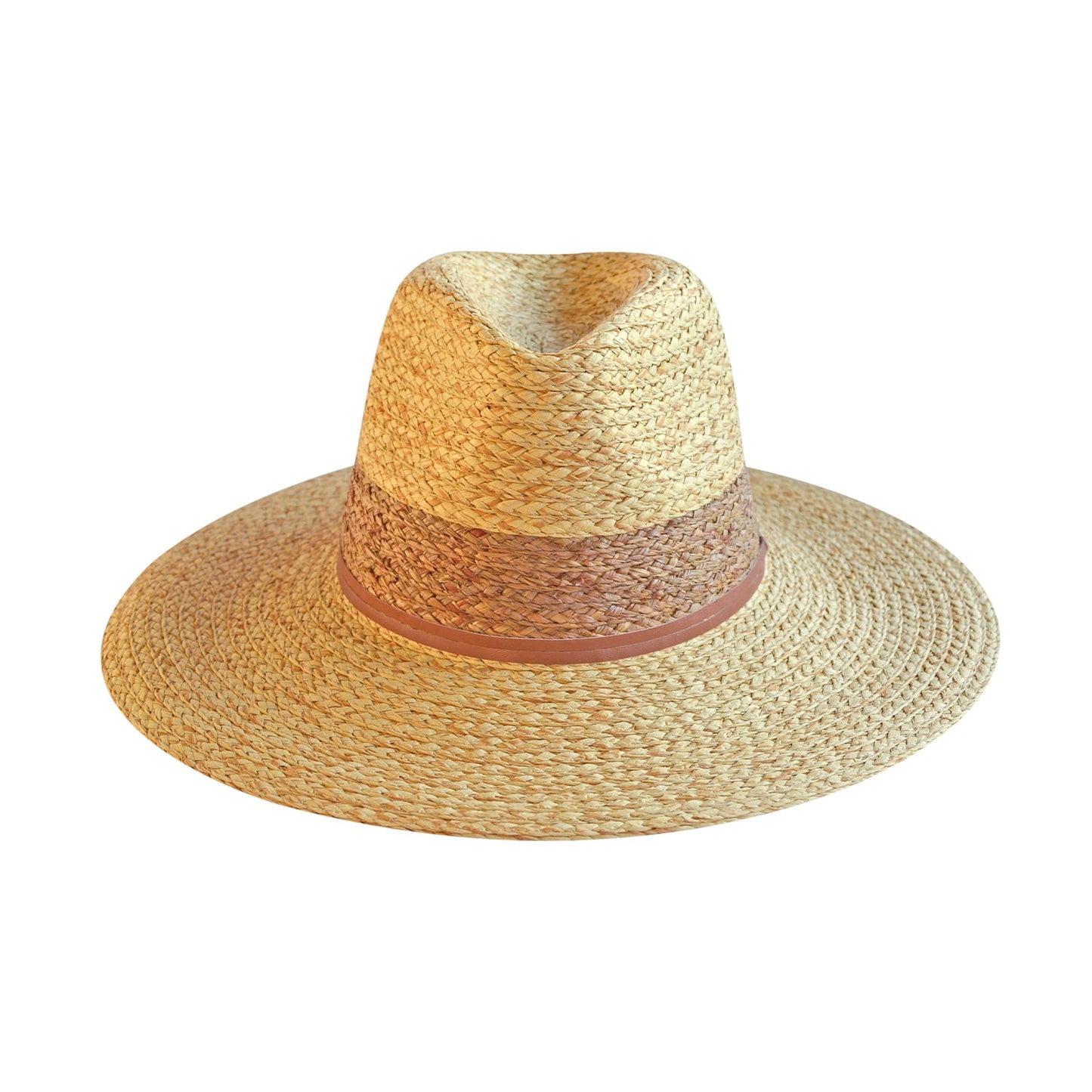 360FIVE Everyday - zonnehoed Kylie Straw Fedora - Natuurlijk/Mushroom