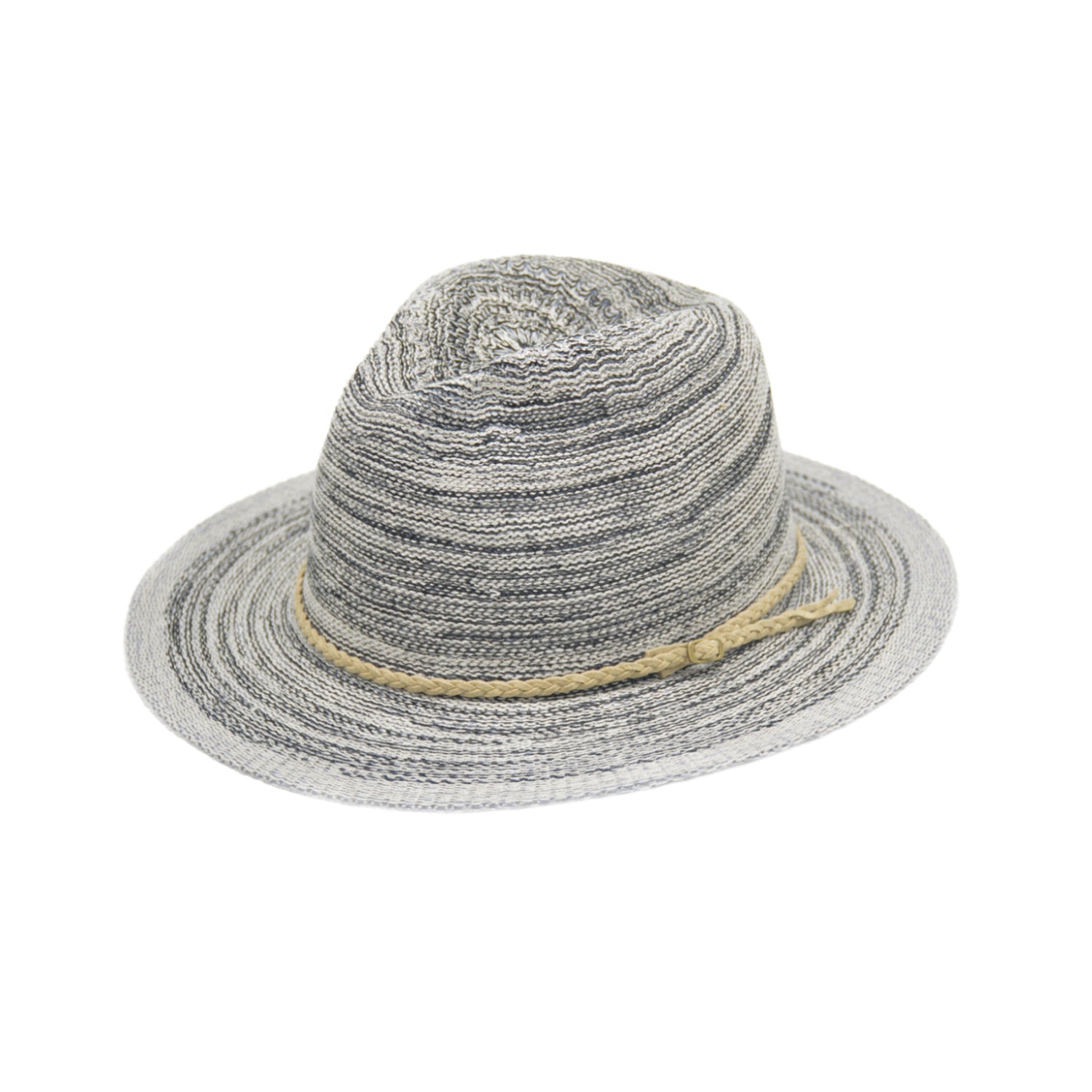 360FIVE Everyday - zonnehoed Olsen Fedora - Grijs/Zwart