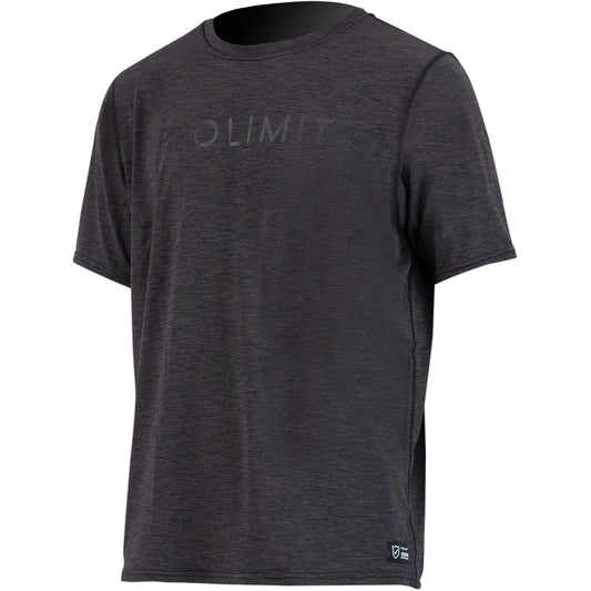 Prolimit - UV-shirt voor mannen - Korte mouw - Logo - Zwart