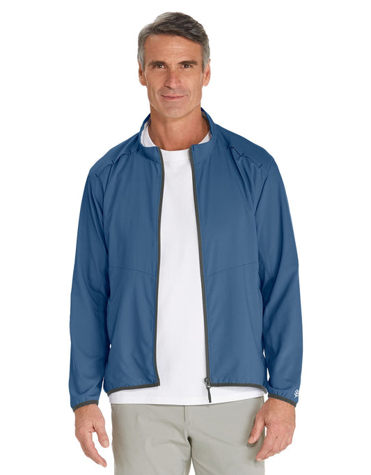 Coolibar - Opbergbaar UV Zonnejack voor heren - Arcadia - Navy