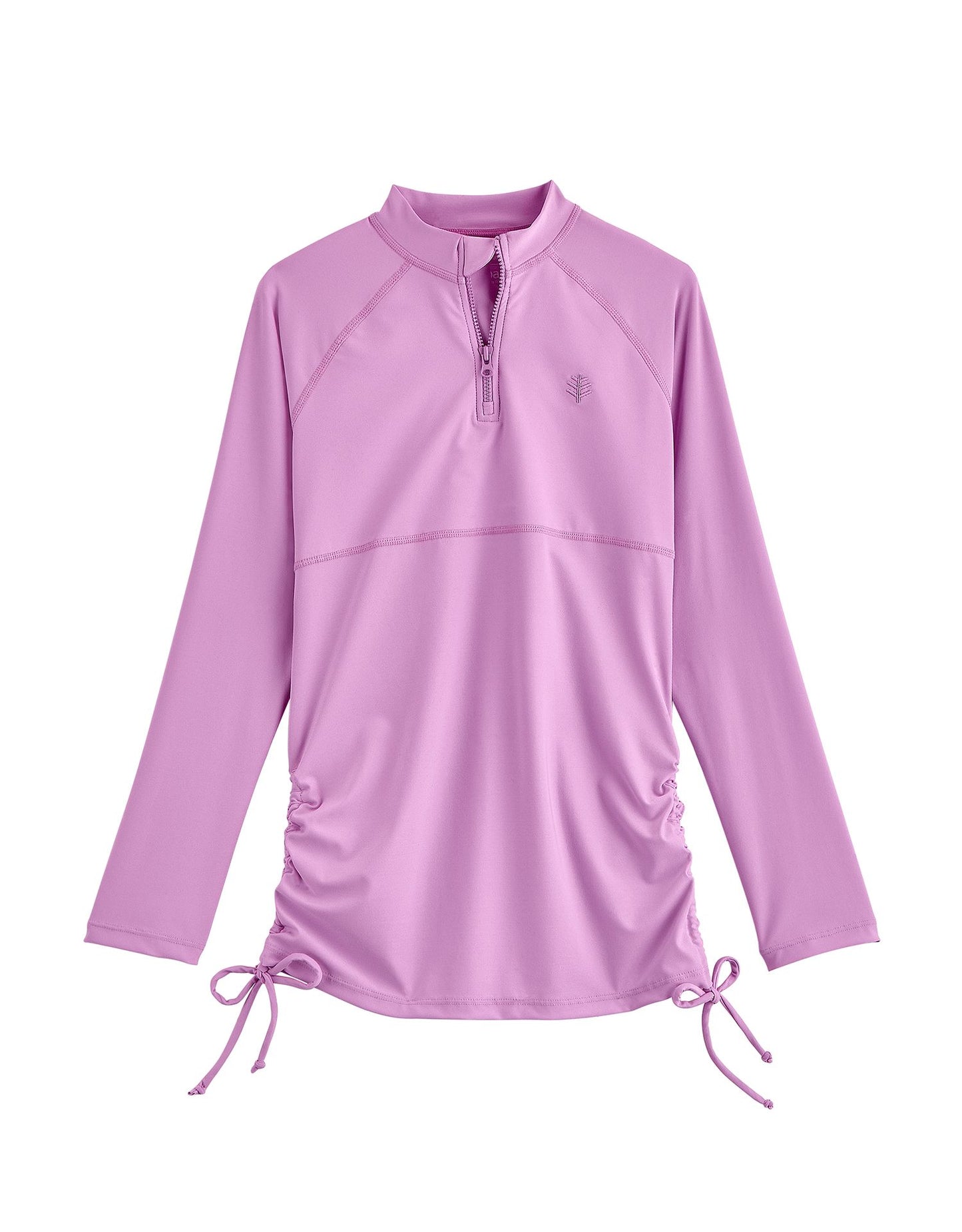 Coolibar - UV Zwemshirt voor meisjes - Longsleeve - Lawai Ruche - Lavendel