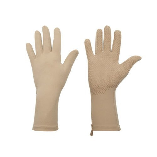Full Finger UPF50+ UV Handschoenen kort Original grip Nude