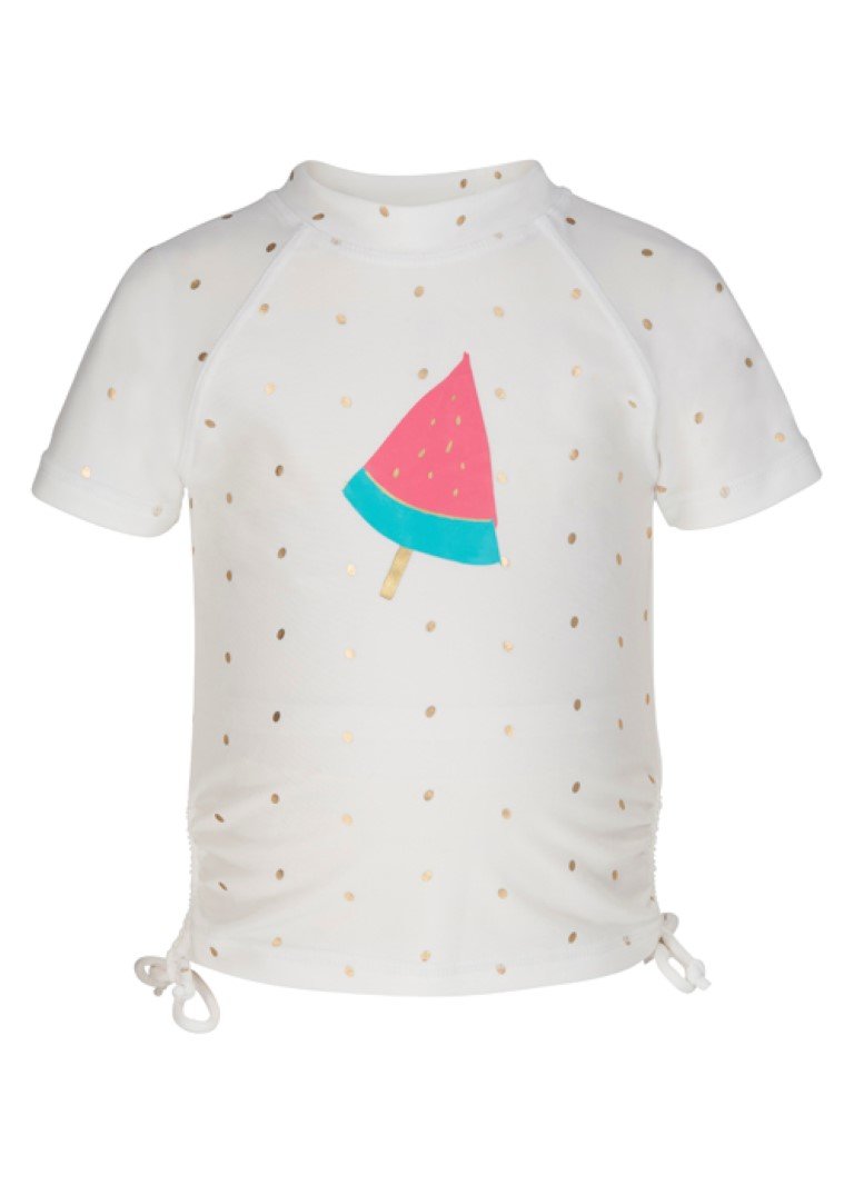Snapper Rock - UV werend T shirt met broekje voor baby - Watermeloen