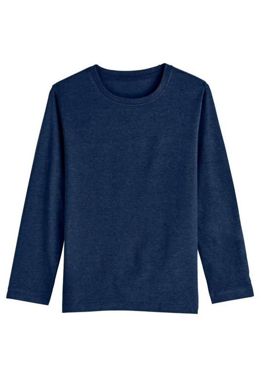 Coolibar - UV-shirt voor kinderen - Lange mouw - Coco Plum Everyday - Effen - Navy