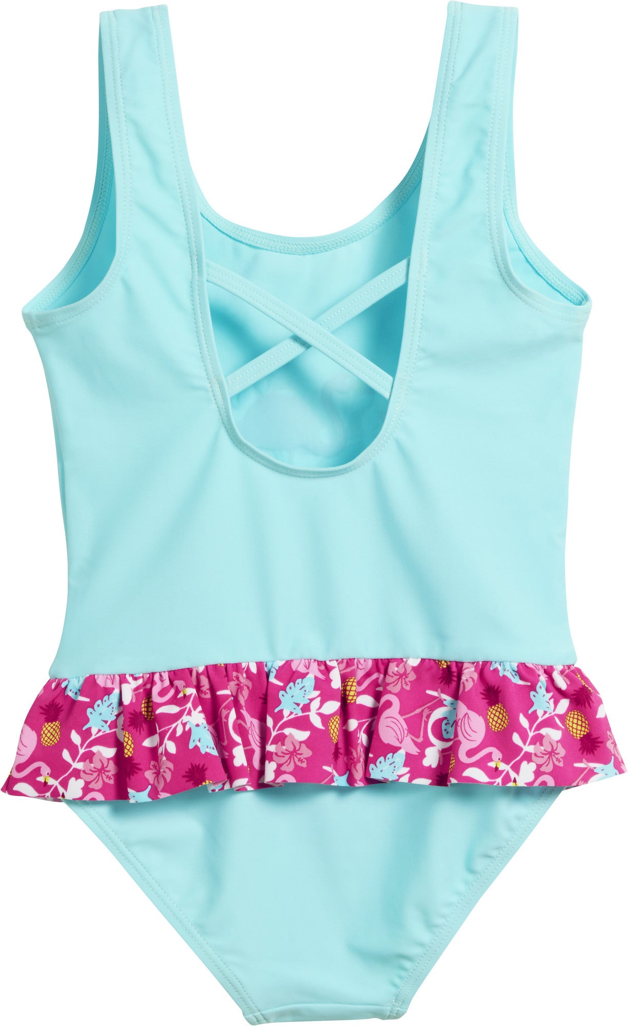 Playshoes - UV-badpak voor meisjes - Flamingo - Aquablauw / roze