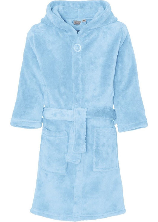 Playshoes - Fleece badjas met capuchon - Lichtblauw