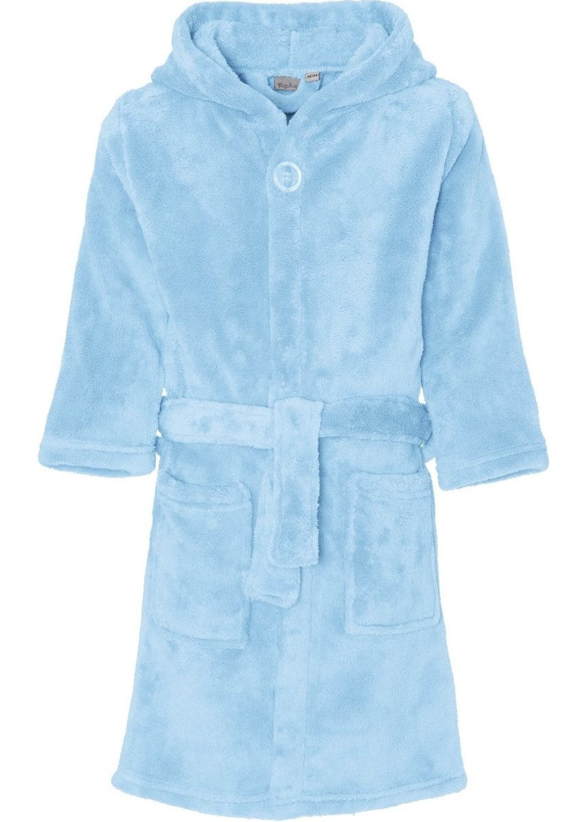 Playshoes - Fleece badjas met capuchon - Lichtblauw