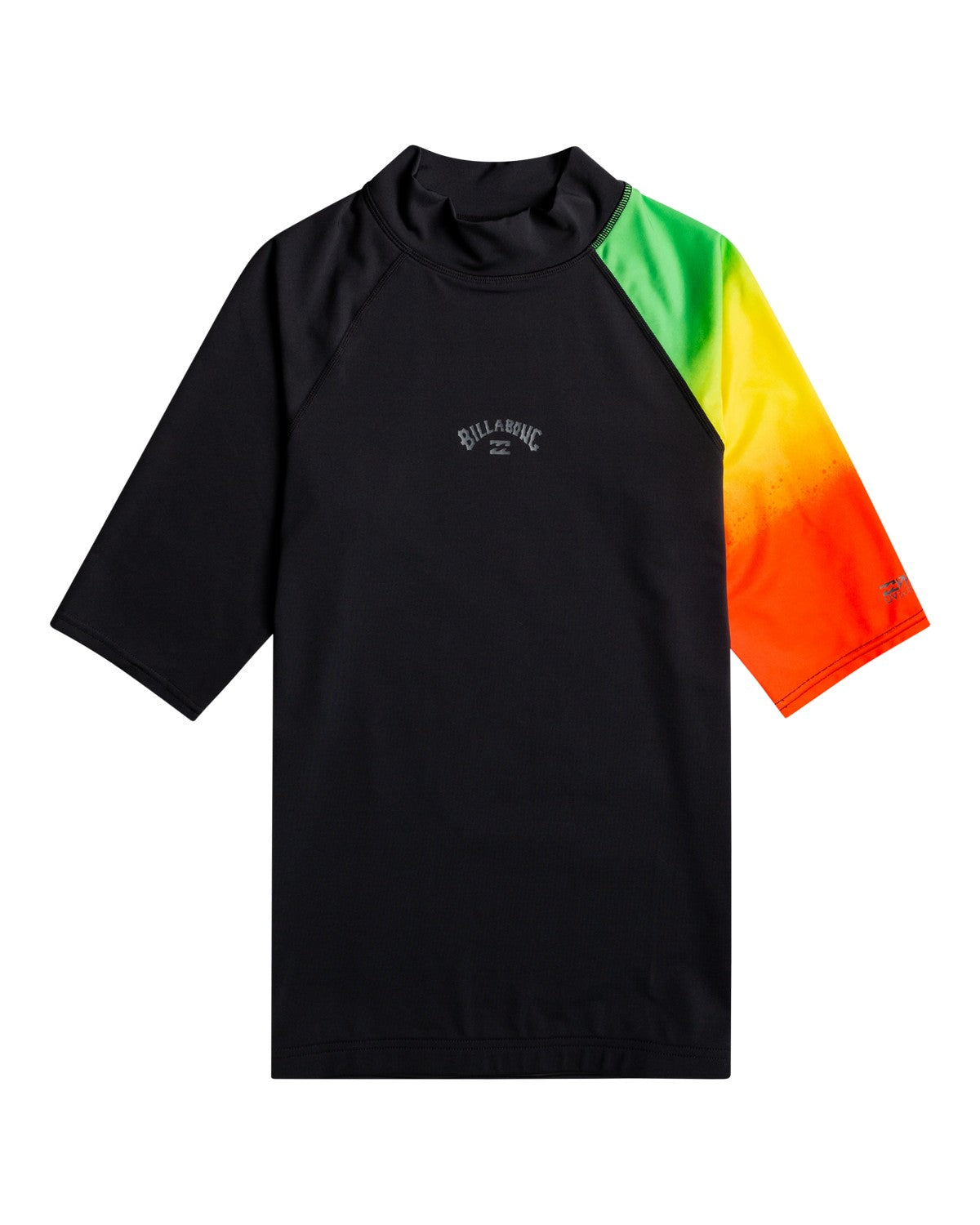 Billabong - UV-rashguard voor heren - Korte mouw - Contrast printed - Rasta