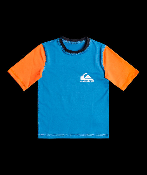 Quiksilver - UV-Zwemshirt met korte mouwen voor jongens - Heats omni - Blauw