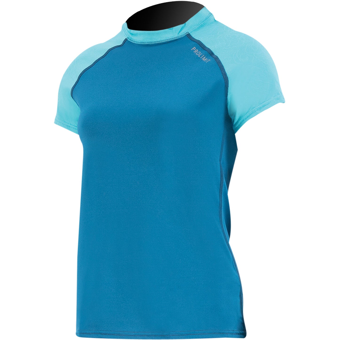 Prolimit - UV-shirt voor vrouwen - Korte mouw - PureGirl - Blauw/Turquoise