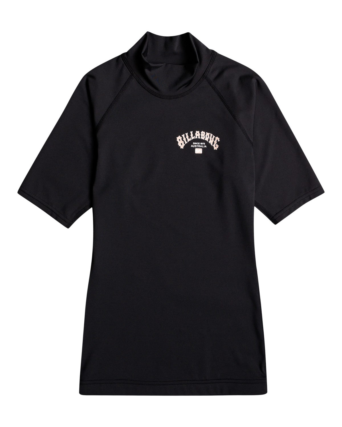 Billabong - UV-rashguard voor dames - Korte mouw - Design - Zwarte Kiezel