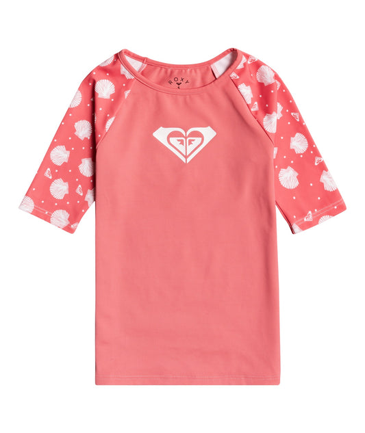 Roxy - UV Zwemshirt voor jonge meisjes - Shella - Desert Rose