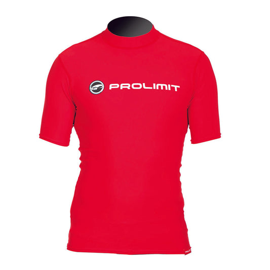 Prolimit - Zwemshirt voor heren met korte mouwen - Rood