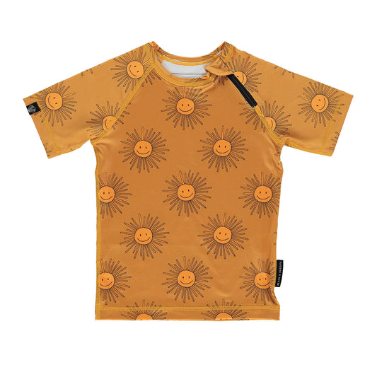 Beach & Bandits - UV-zwemshirt voor kinderen - Spread Sunshine - Goudoranje