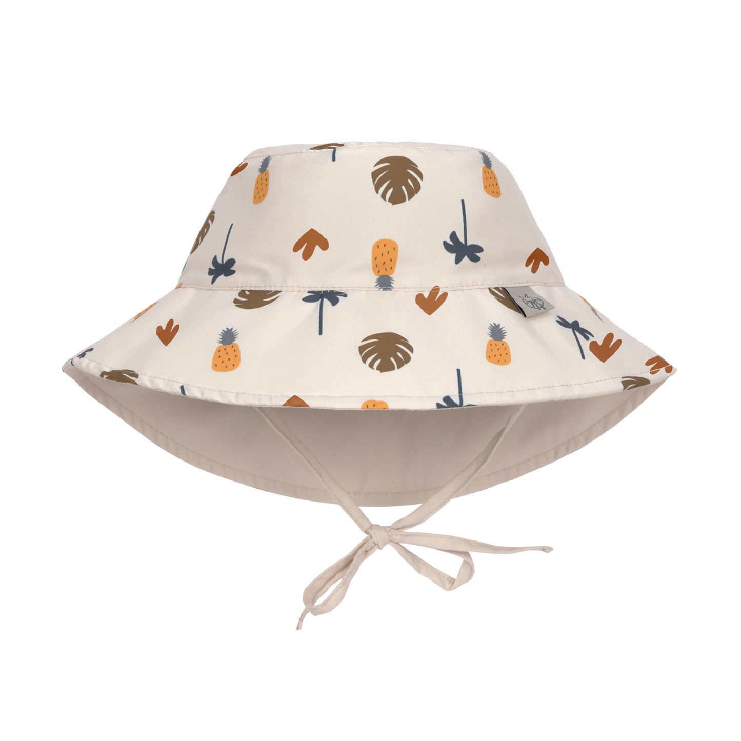 Lässig - UV-Beschermende bucket hoed voor kinderen - Botanical - Offwhite