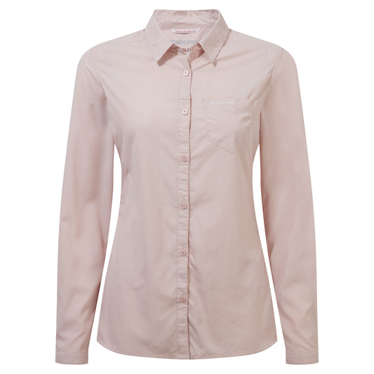Craghoppers - UV blouse voor vrouwen - Lange mouwen - Bardo - Roze