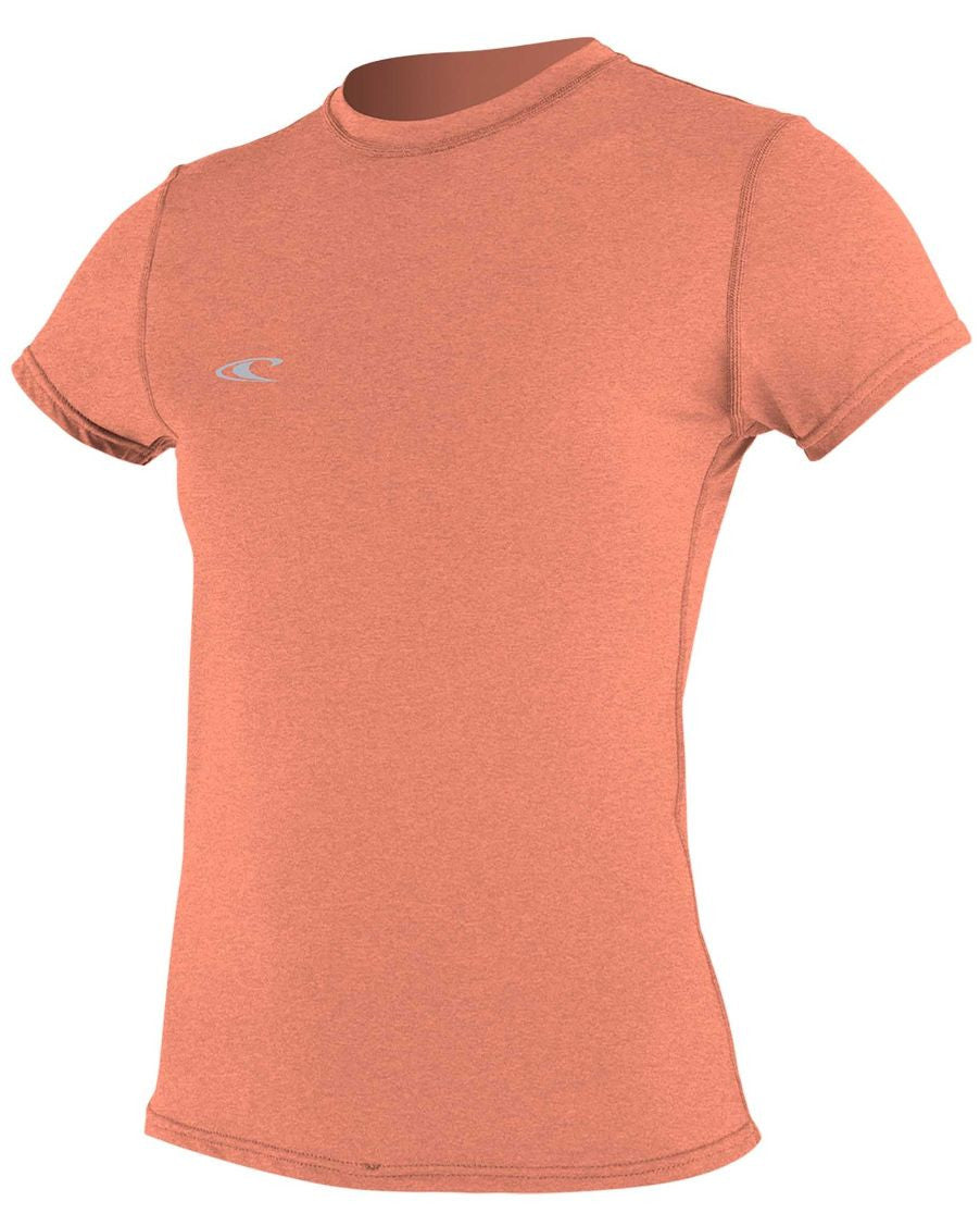 O'Neill - UV-shirt voor dames met korte mouwen - Hybrid Sun - Grapefruit