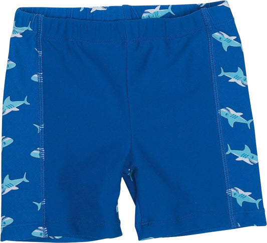 Playshoes - UV-zwemshort voor jongens - Haai - Blauw