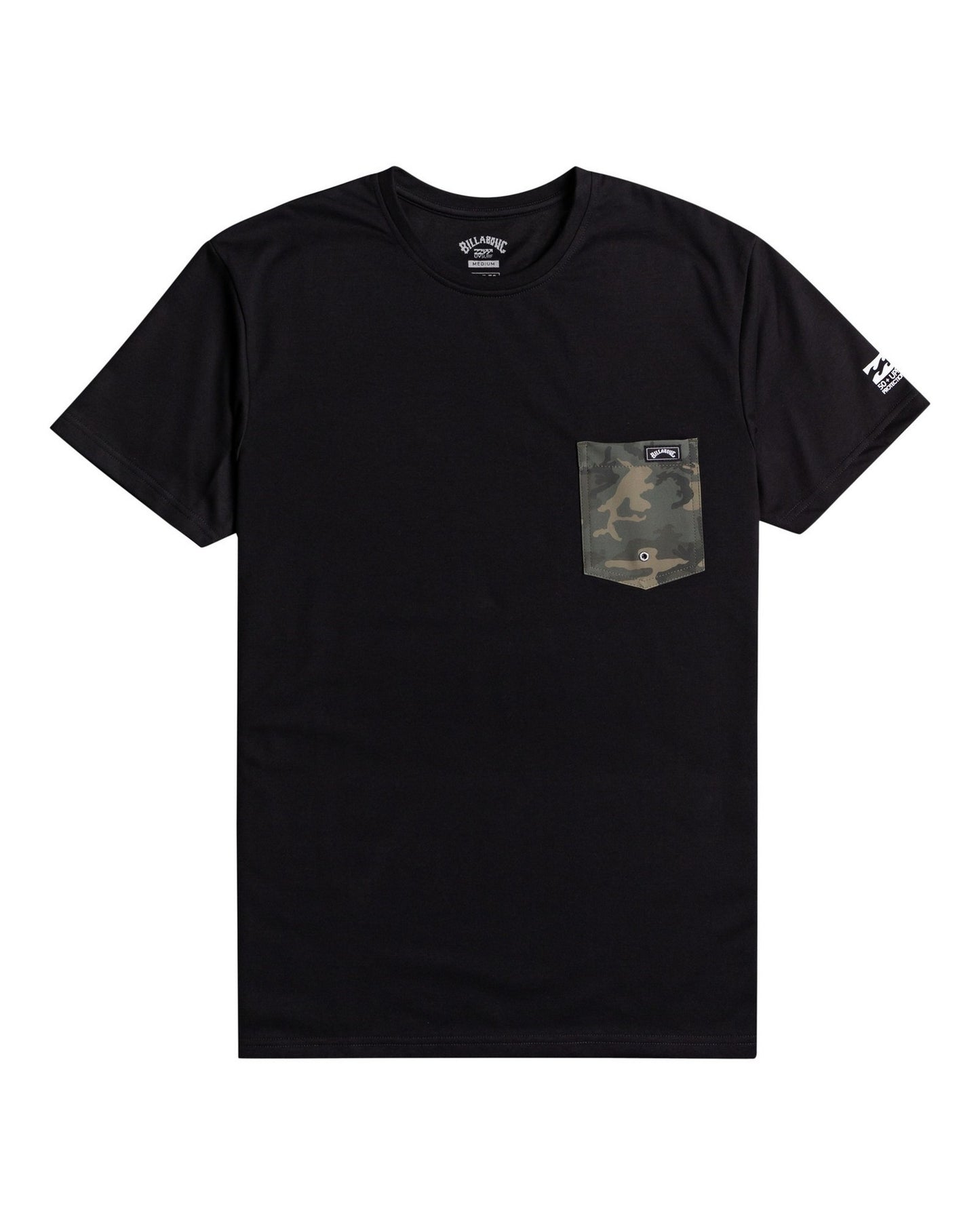 Billabong - UV Zwemshirt voor heren - Korte mouw - Team Pocket - Zwart