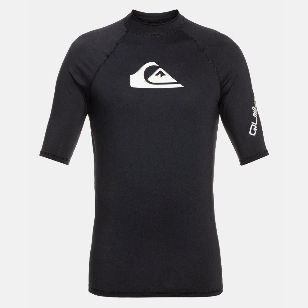 Quiksilver - UV-Zwemshirt met korte mouwen voor mannen - All time - Zwart