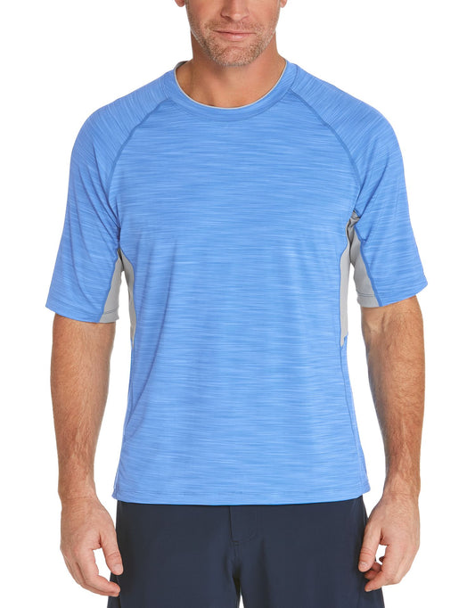Coolibar - UV Zwemshirt voor heren - Ultimate Rash Guard - Surf Blauw