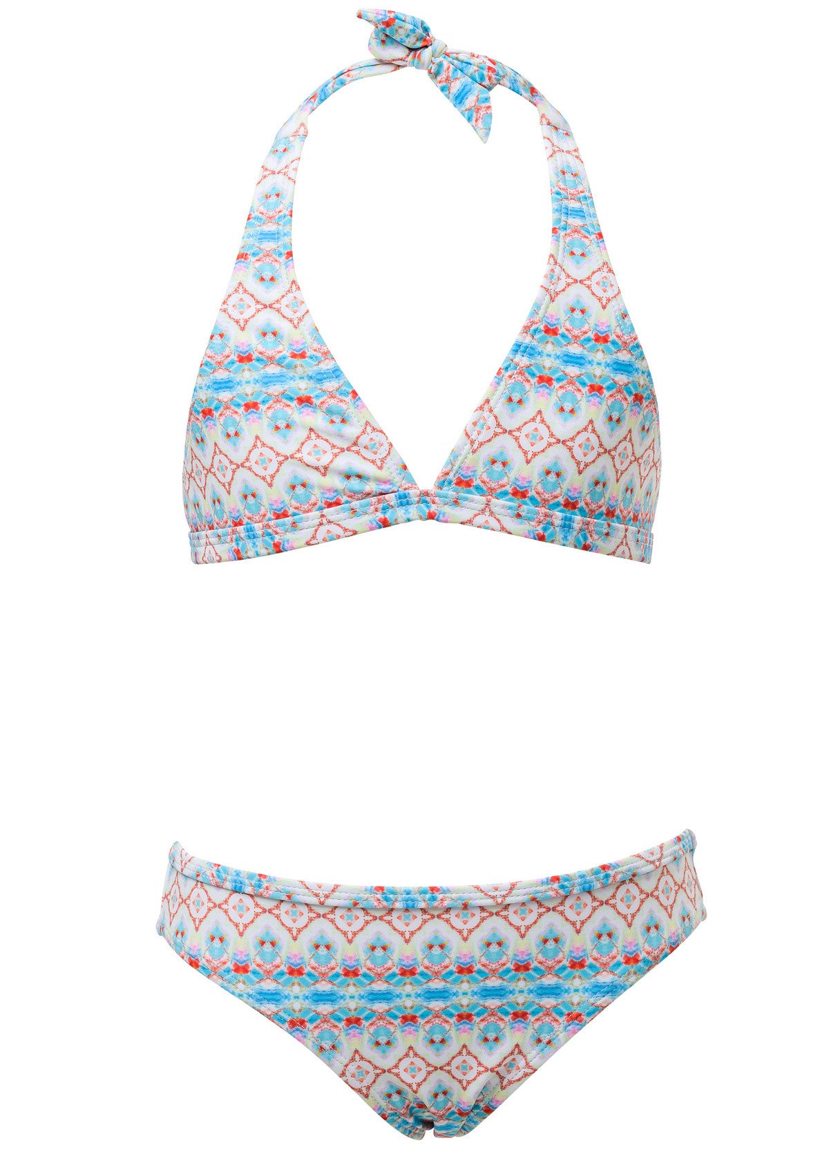 Snapper Rock - Triangle Bikini - Marrakesh - Turquoise/Oranje