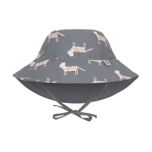 Lässig - UV-Beschermende bucket hoed voor kinderen - Olifant - Grijs