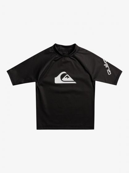 Quiksilver - UV Surf T-shirt voor jongens - All Time Korte mouw - UPF50 - Zwart