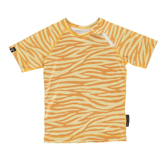 Beach & Bandits - UV-zwemshirt voor kinderen - Golden Tiger - Goudoranje