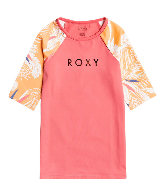 Roxy - UV Zwemshirt voor tienermeisjes - Buff Picolo's - Zalm
