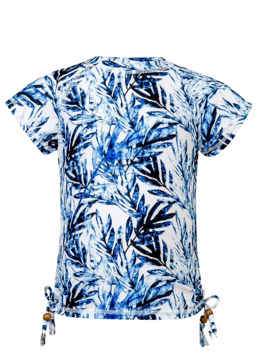Snapper Rock - UV-shirt Ombre Leaf - Donkerblauw