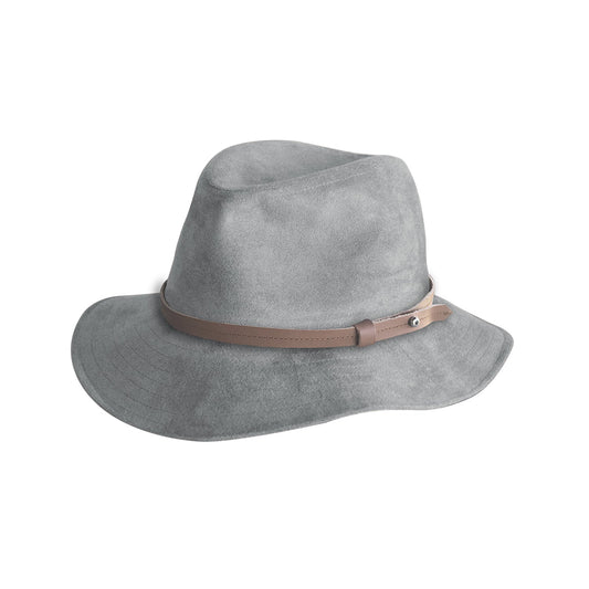 House of Ord - Winter hoed Dylan Fedora - Tinnen Grijs