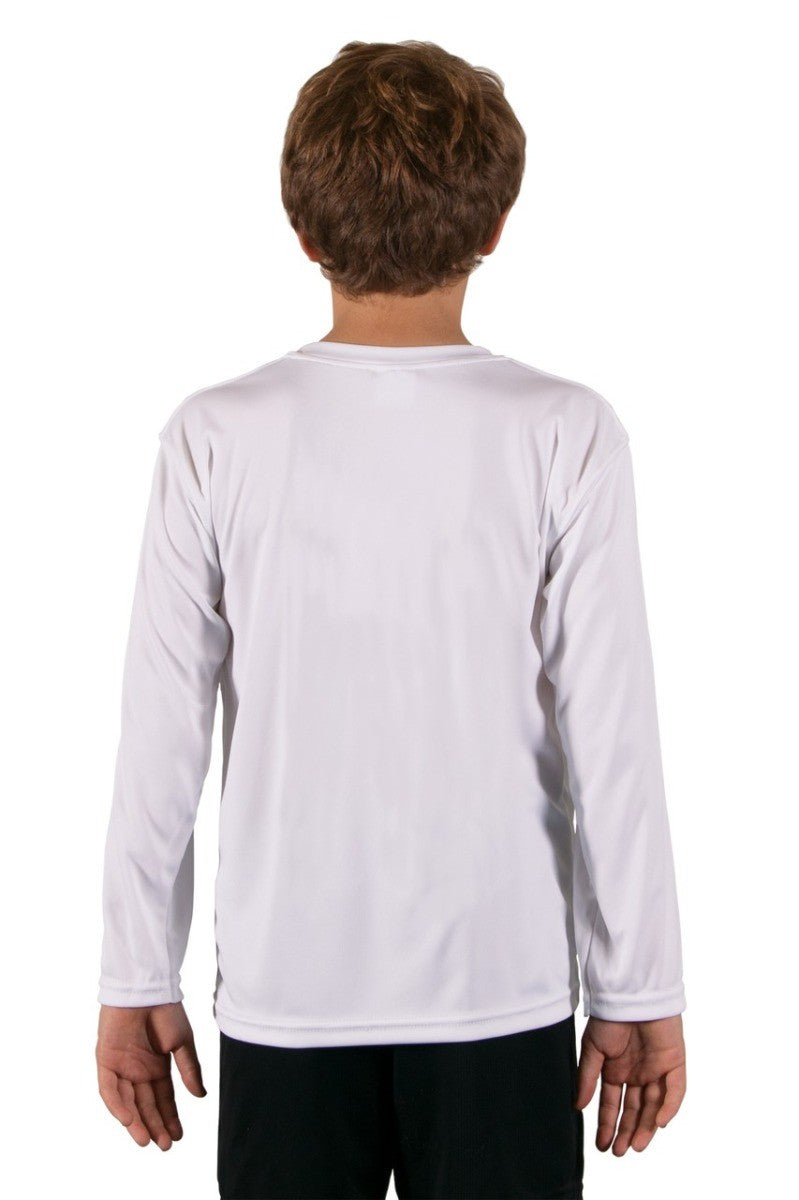 Vapor Apparel - UV-shirt met lange mouwen voor kinderen - wit