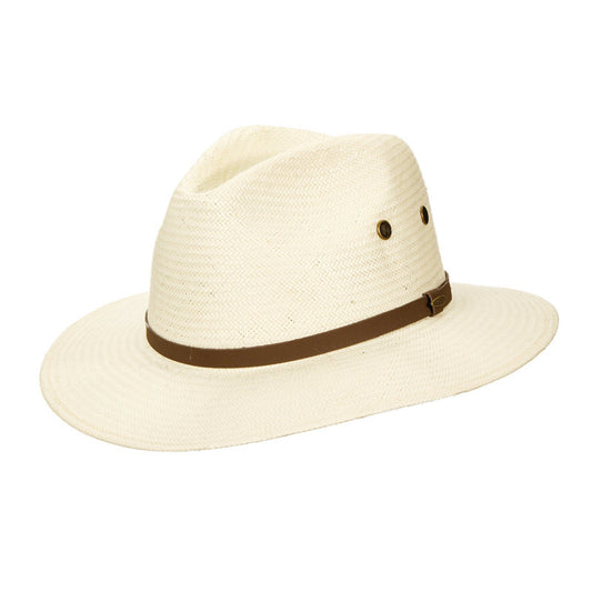 Scala - Safari gevlochten hoed voor heren - Naturel